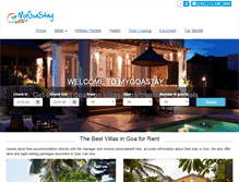 Tablet Screenshot of mygoastay.com
